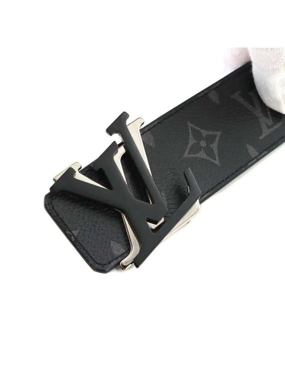 Louis Vuitton Monogram Eclipse LV Shake 40 Reversible Belt 90/36